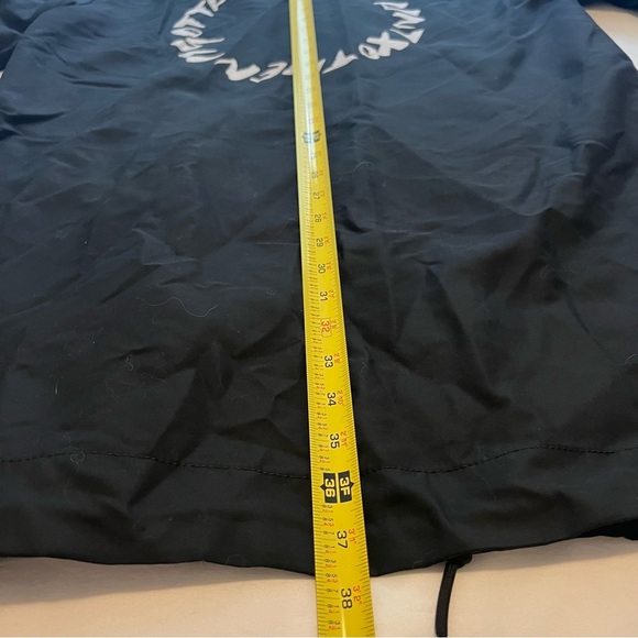 H&M The Weeknd Collab XO Black Parka Trench Windbreaker Rain Jacket Zip - Picture 12 of 12